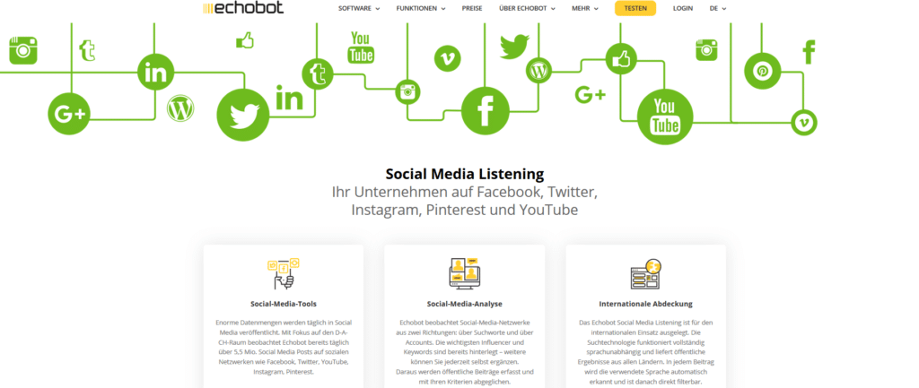 Echobot as Social Listening Tool