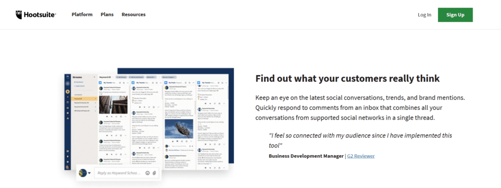 Hootsuite as a Social Listening Tool