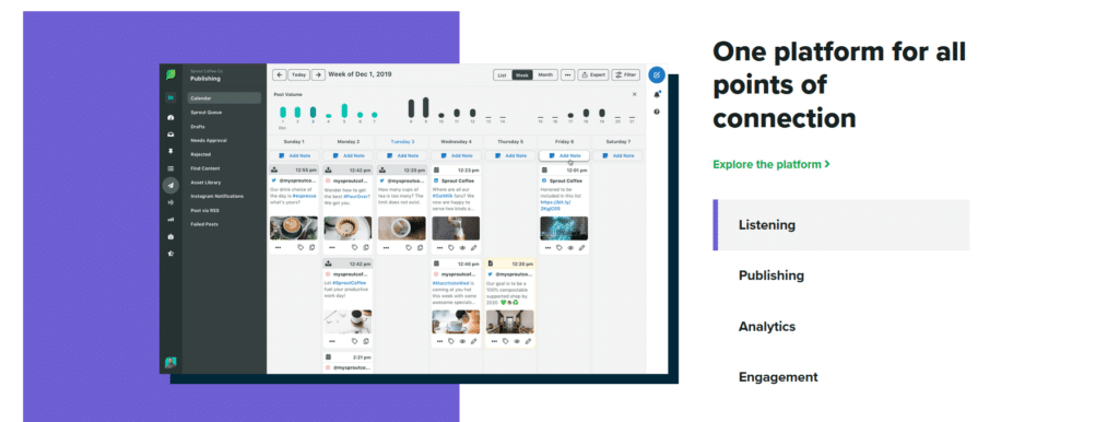 Sprout Social as Social Listening Tool